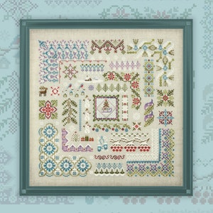 Digital Cross Stitch Pattern “Snowy Winter” OwlForest Active