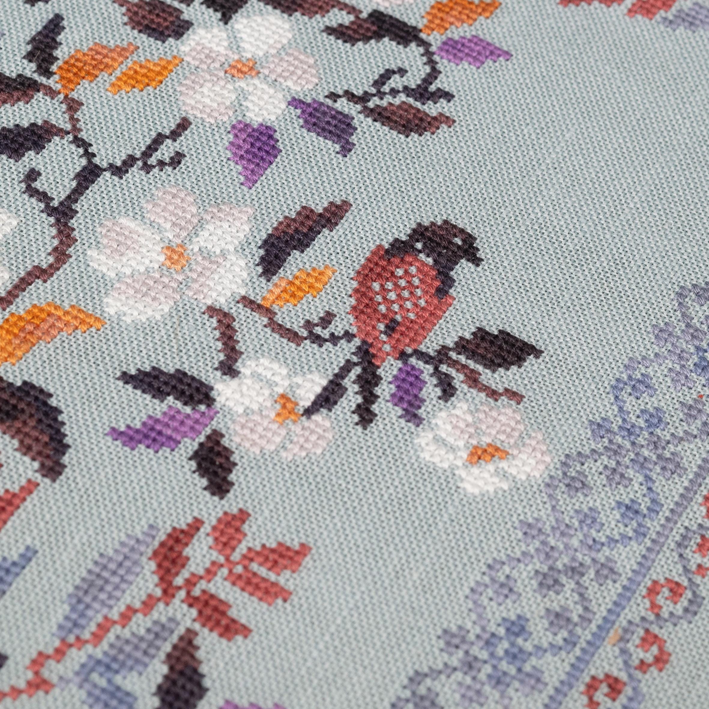 Pattern Misty Digital Cross Stitch Pattern “misty Morning” Owlforest - Etsy