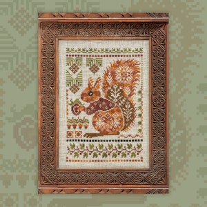 Digital Cross Stitch Pattern “Squirrel” OwlForest