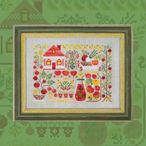 Digital Cross Stitch Pattern “Harvest Season. Tomatoes” OwlForest