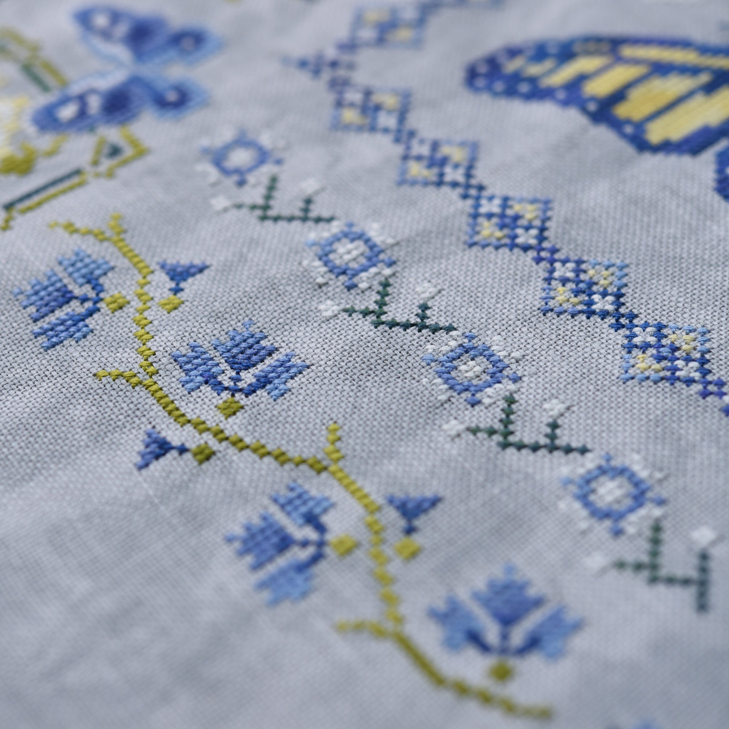 Pattern Misty Digital Cross Stitch Pattern “misty Butterflies” Owlforest - Etsy