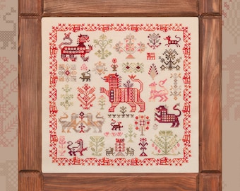 Digital Cross Stitch Pattern “Glorious Leopard” OwlForest