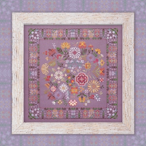 Digital Cross Stitch Pattern “Autumn Flowers” OwlForest