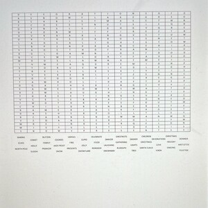 Holiday Word Search