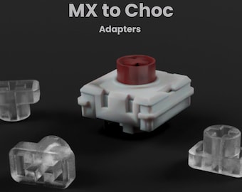 MX Switch to Choc V1 Keycap Converter (10 Pack)