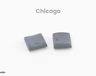 MX Chicago Steno Homing Keycap Set (Pack of 2) | Custom Keycaps for Split & Mechanical Keyboards