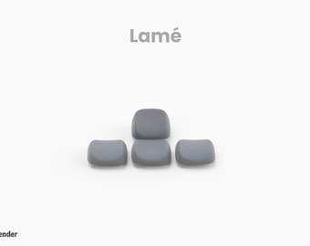 MX Lamé Keycap Set for WASD (Row 2 & Row 3)