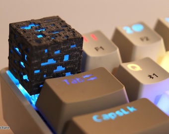 Minecraft Ore Keycap, diamond, redstone, gold, artisan keycap
