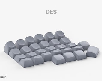 DES Keycap Set: Upgrade Your Split Keyboard Comfort