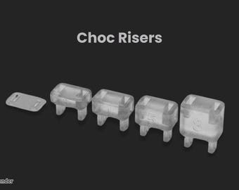 Choc Risers for Low-Profile Mechanical Keyboards (10 Pack)