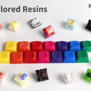 OEM Ripple Keycaps (Pack of 2) | Custom Keycaps for Split & Mechanical Keyboards image 9
