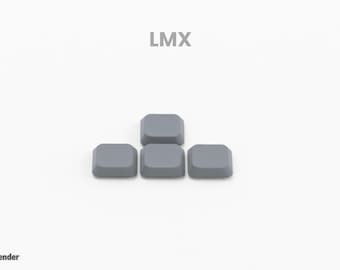 LMX 1u Keycap Set (Pack of 4) | Custom Keycaps for Split & Mechanical Keyboards