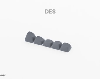 Sample DES Column (5 keycaps)