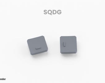 SQDG Homing Keycap Set (Pack of 2) | Custom Keycaps for Split & Mechanical Keyboards
