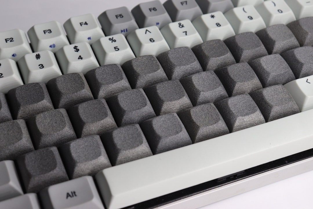 DSA Textured Keycaps sets of 5 to 30 Black Grey White Etsy