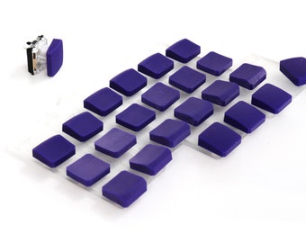 SQDG colored Keycaps - choc (1 row, 3 keycaps)