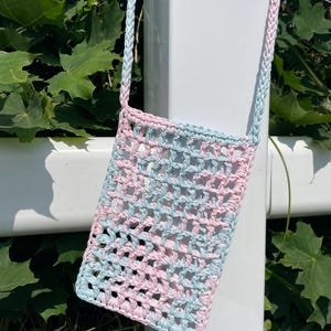 Cell phone case, cell phone cover, crocheted case, handbag, crocheted cell phone case, shoulder bag, crossbody bag, raffia bag, Ispie