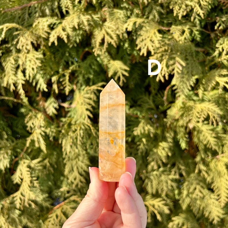 Natural Golden Healer Quartz Tower (Choose your own) image 4