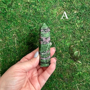 Natural Ruby Zoisite Tower-Choose your own