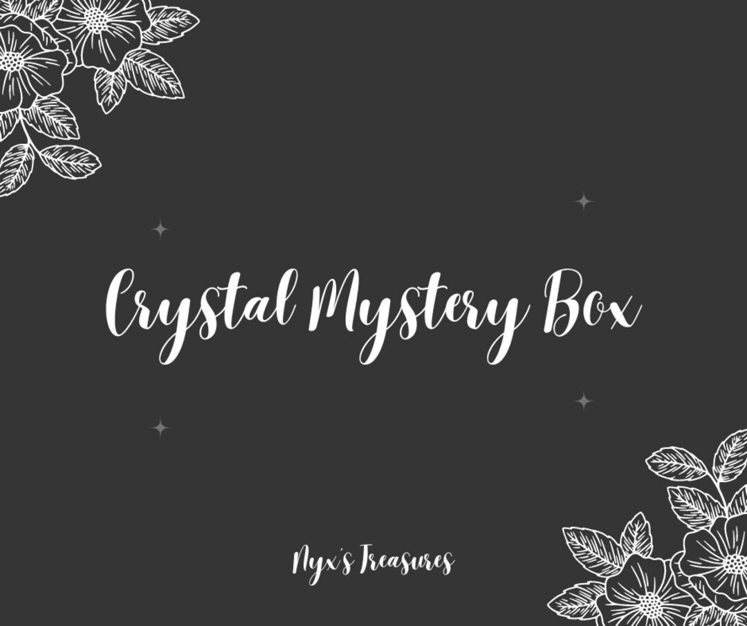 Crystal Mystery Box Etsy