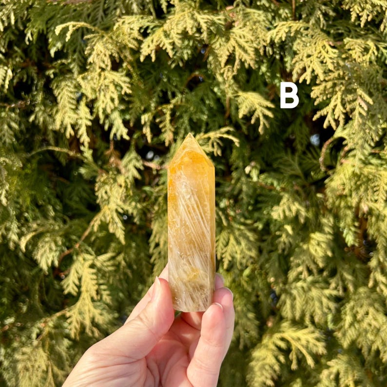 Natural Golden Healer Quartz Tower (Choose your own) image 2