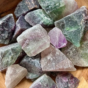 Natural raw fluorite