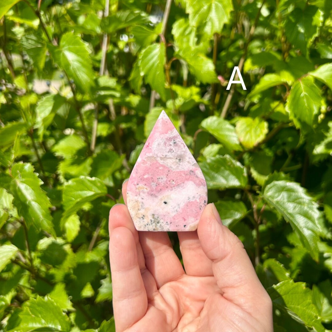 Natural Peruvian Rhodonite Arrow (choose Your Own) - Etsy