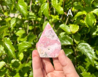 Natural Peruvian rhodonite arrow (Choose your own)