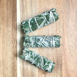 Mugwort bundle, Mugwort herb bundle, Mugwort smoke cleansing stick
