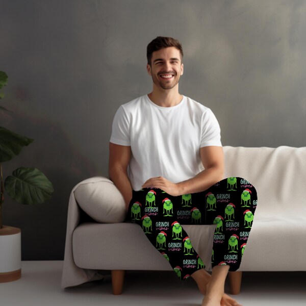 TShirt-People Maglietta Grinch Uomo - 100% Cotone - Idea Regalo Natale - 4