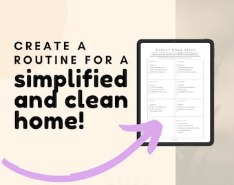 家の散らかったものを片付け、整理し、掃除するための週次掃除チェックリスト！