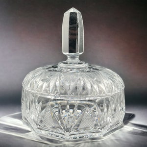 Vintage Glass Candy Jar