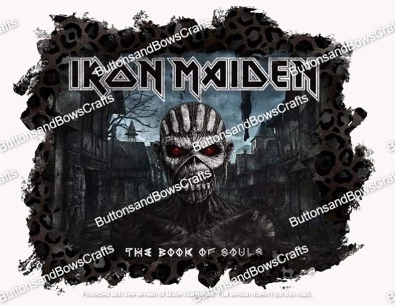Iron Maiden Print SVG Iron Maiden Print SVG Cut File Iron | Etsy UK