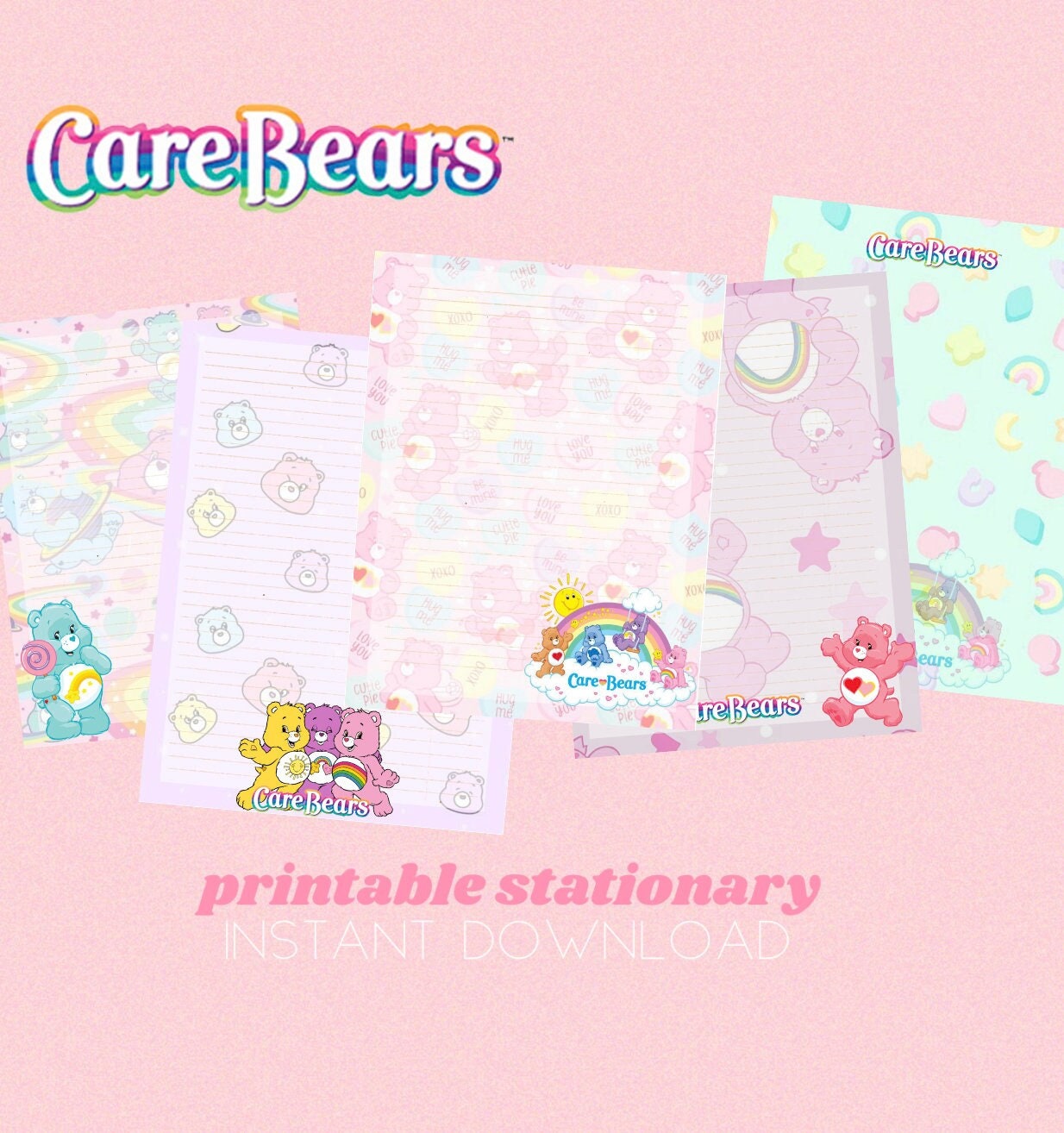 Gummy Care Bear, Hobonichi Planner Sticker Cover