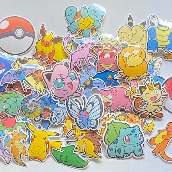 POKÉMON STICKERS MEGA Bundle Pack Vinyl Stickers