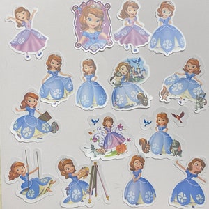 SOFIA THE FIRST Pacchetto adesivi ispirato, adesivi in vinile