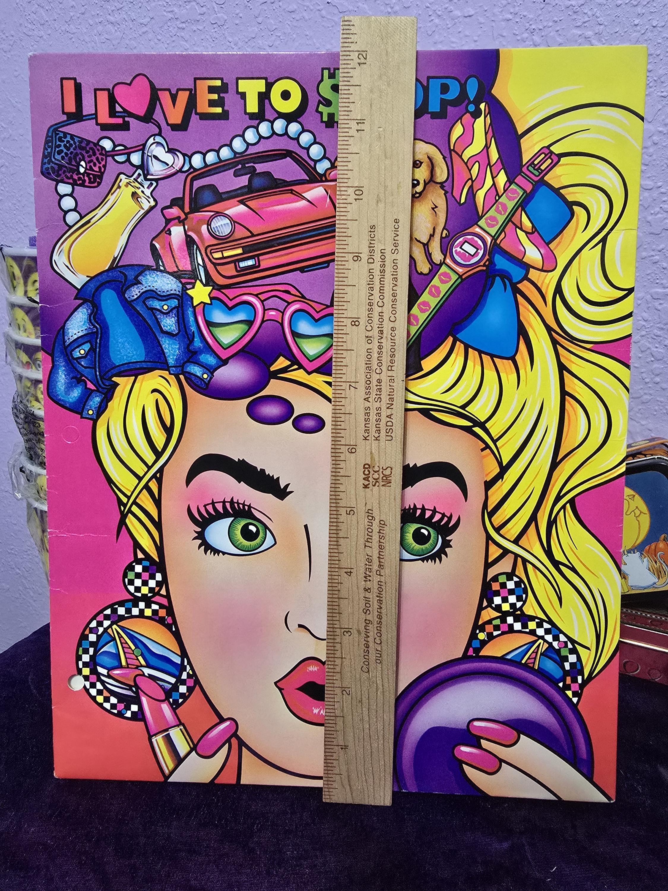 LISA FRANK Valley Girl Extremely Rare HTF Vintage 1988 Pop Art