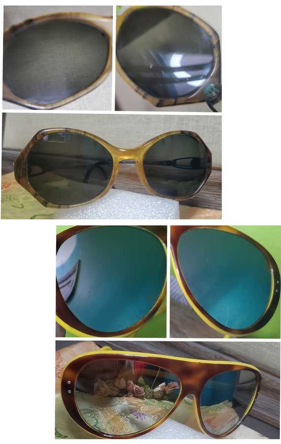 Vintage French Lucite Sunglasses, Made in France … - image 8
