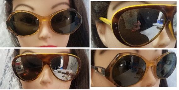 Vintage French Lucite Sunglasses, Made in France … - image 2