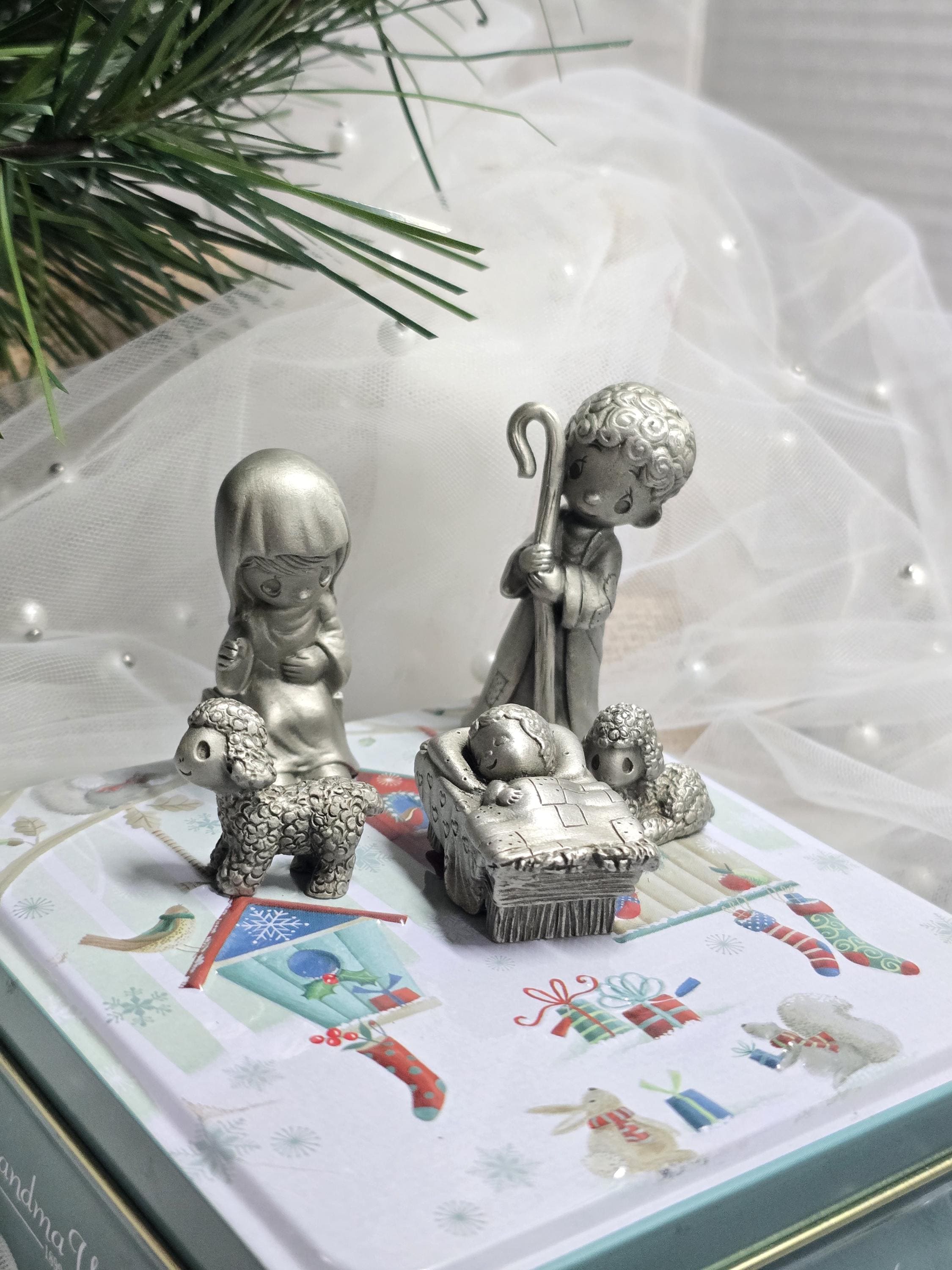 Precious Moments Nativity Set Vintage - Etsy