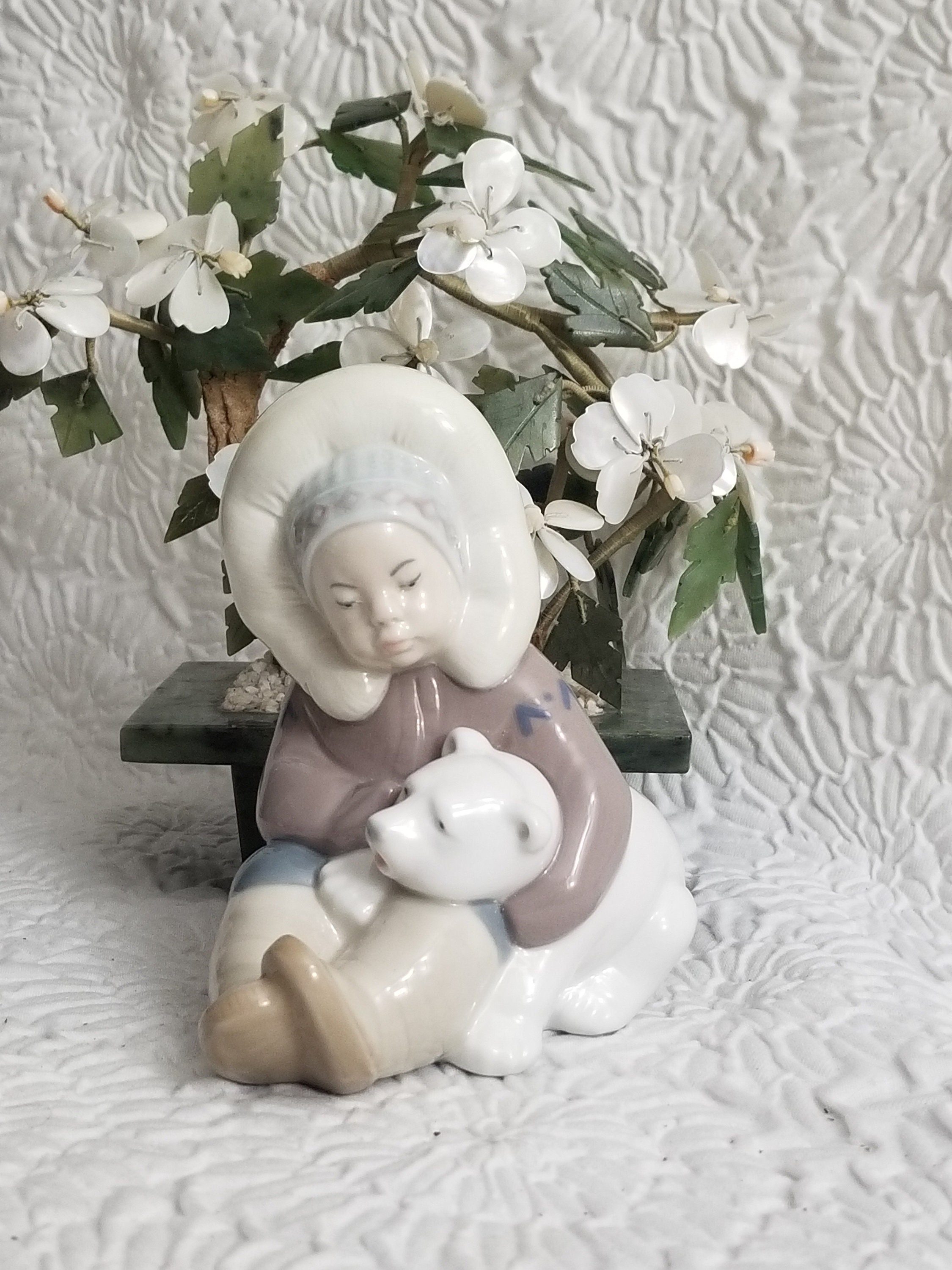 Lladro Polar Bear and Eskimo - Etsy