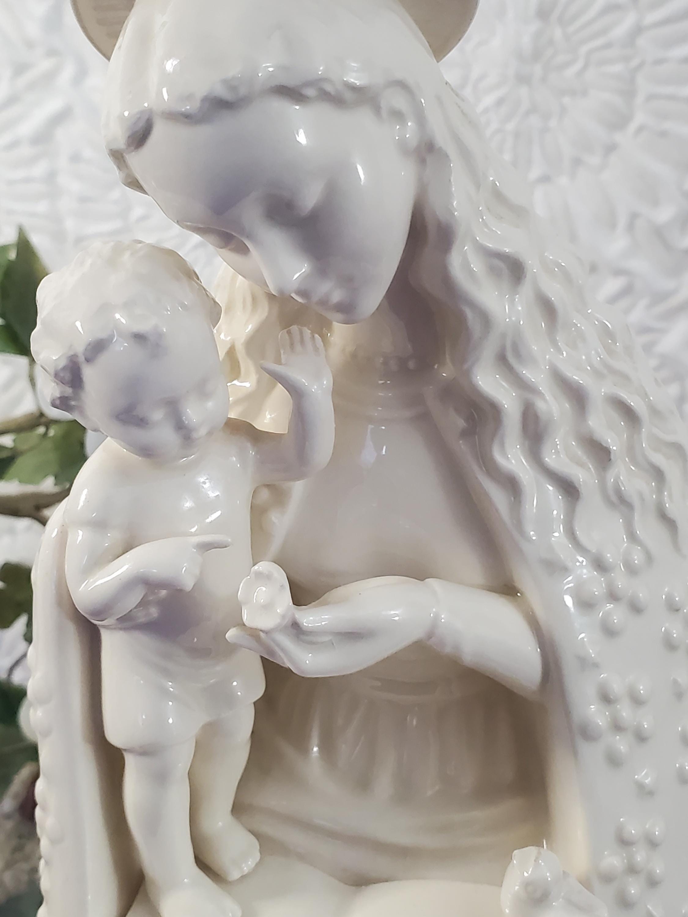 Mary With Jesus 1960s MJ Hummel Flower Madonna 11