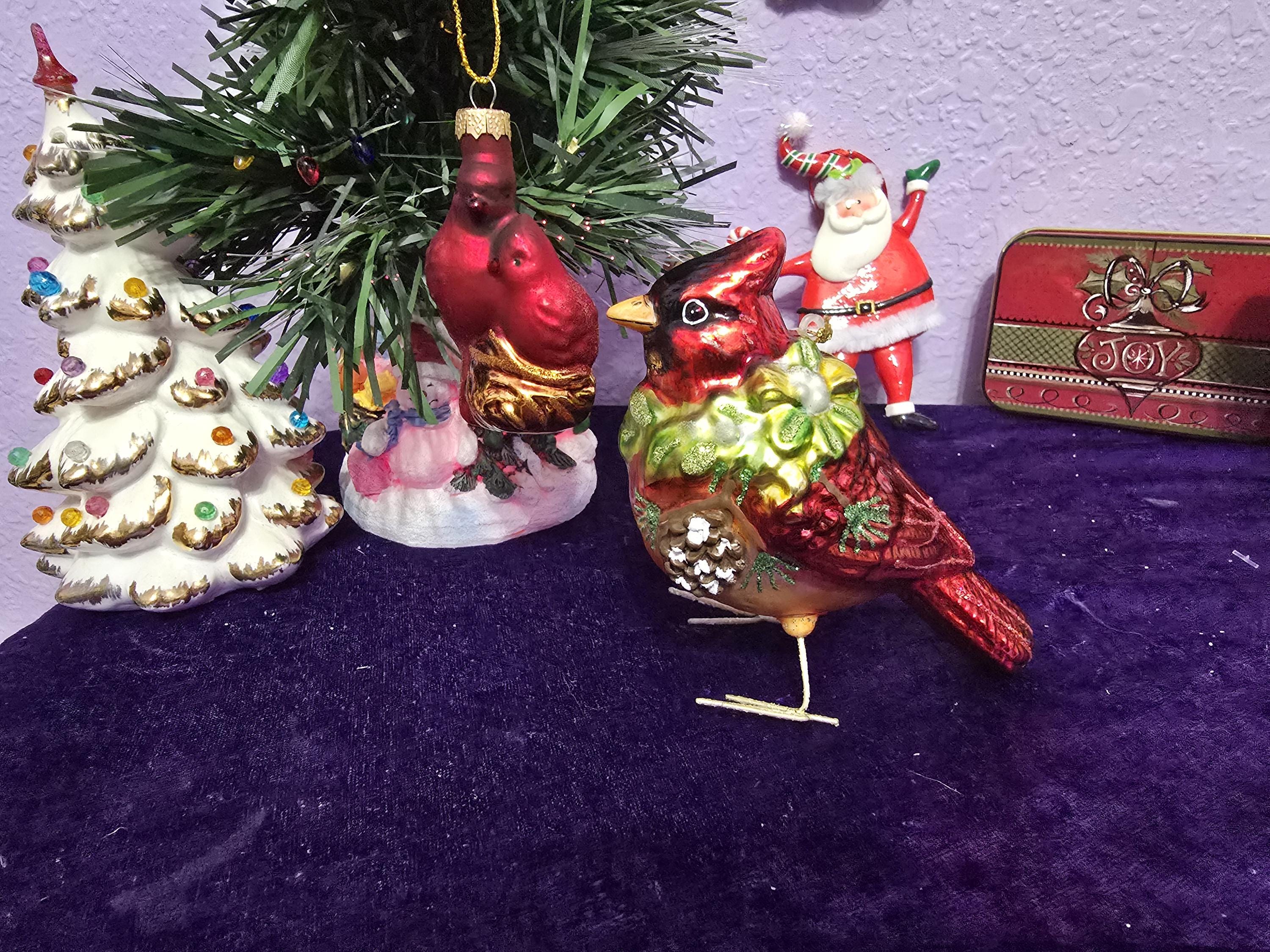 katherines collection ？　ビーズ　オーナメント　クリスマス Katherines Collection Bird Christmas Ornament - Etsy