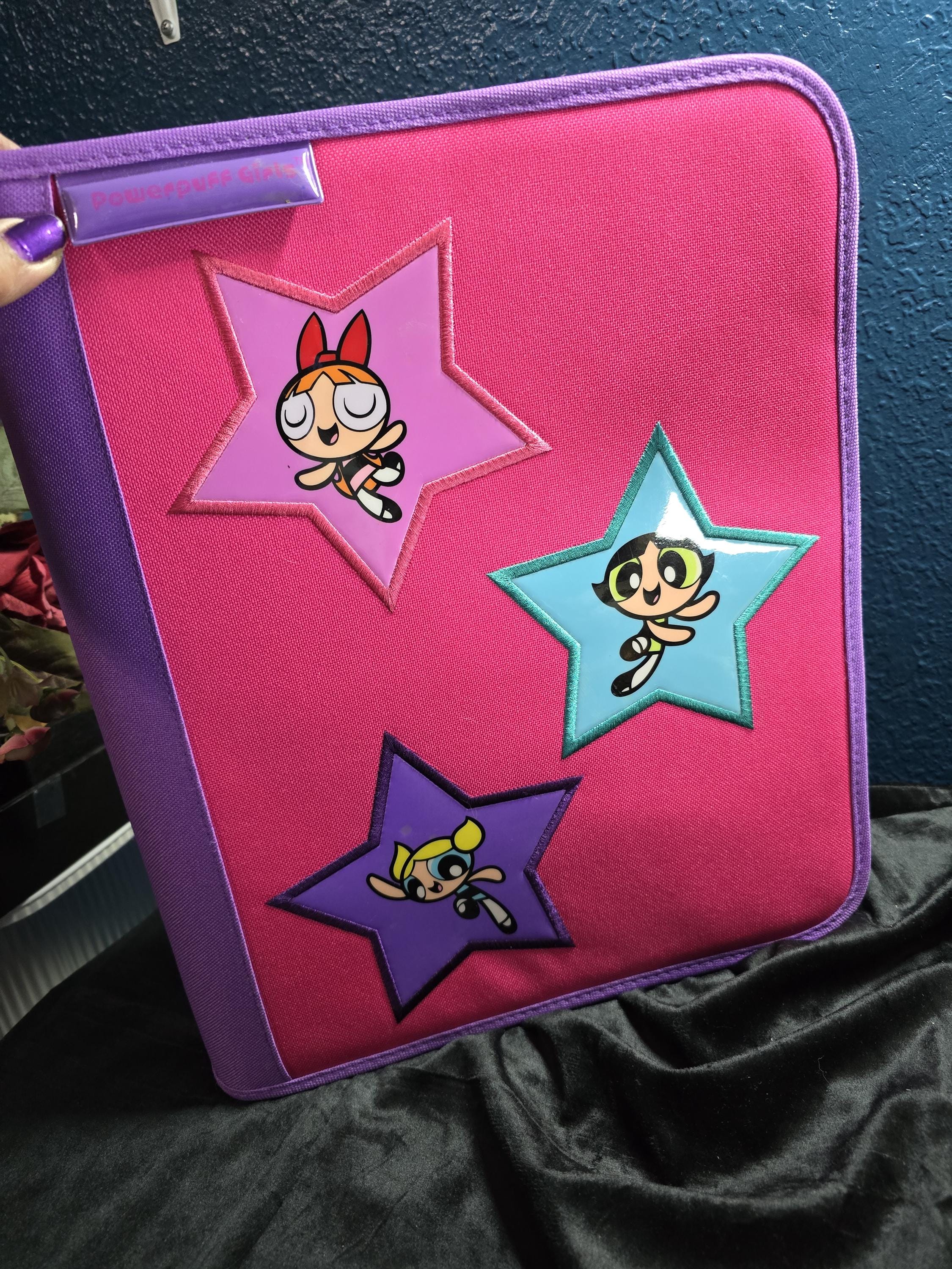 Powerpuff Girls 2000s Portfolio, School Folder Portfolio, Zipper Fabric ...
