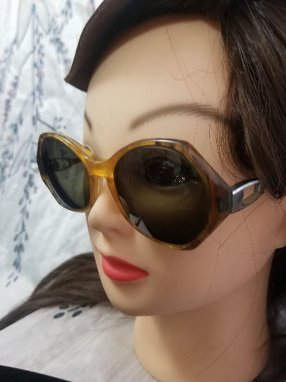 Vintage French Lucite Sunglasses, Made in France … - image 3