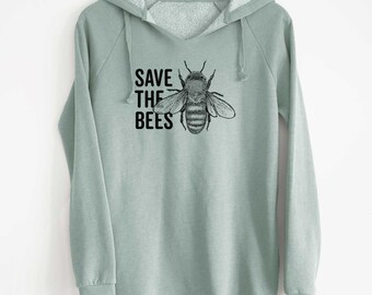 Save the Bees Hoodie - Nature Inspired Graphic Sweatshirt