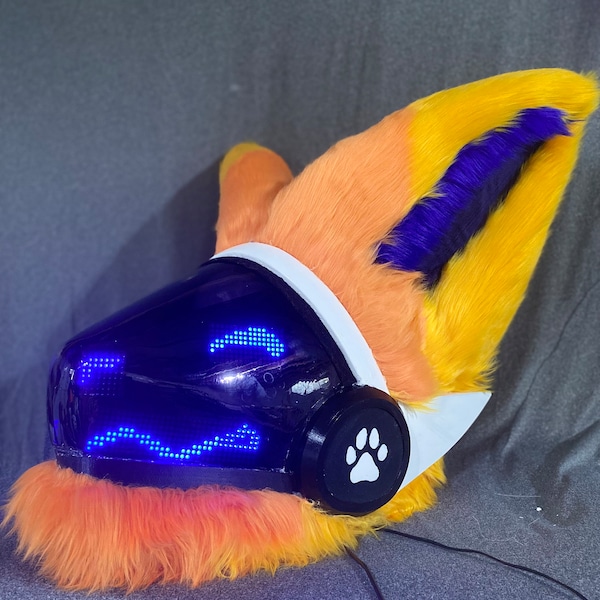 Protogen Head Fursuit Etsy UK
