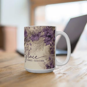 Inspirational Coffee Mug: Positive Vibes, Motivational Quote, Office Gift