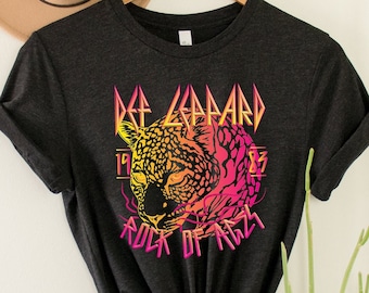 Rock of Ages Def Lep Konzert Shirt Bella+Canvas Unisex Jersey Kurzarm T-Shirt | Die Nichts Farm