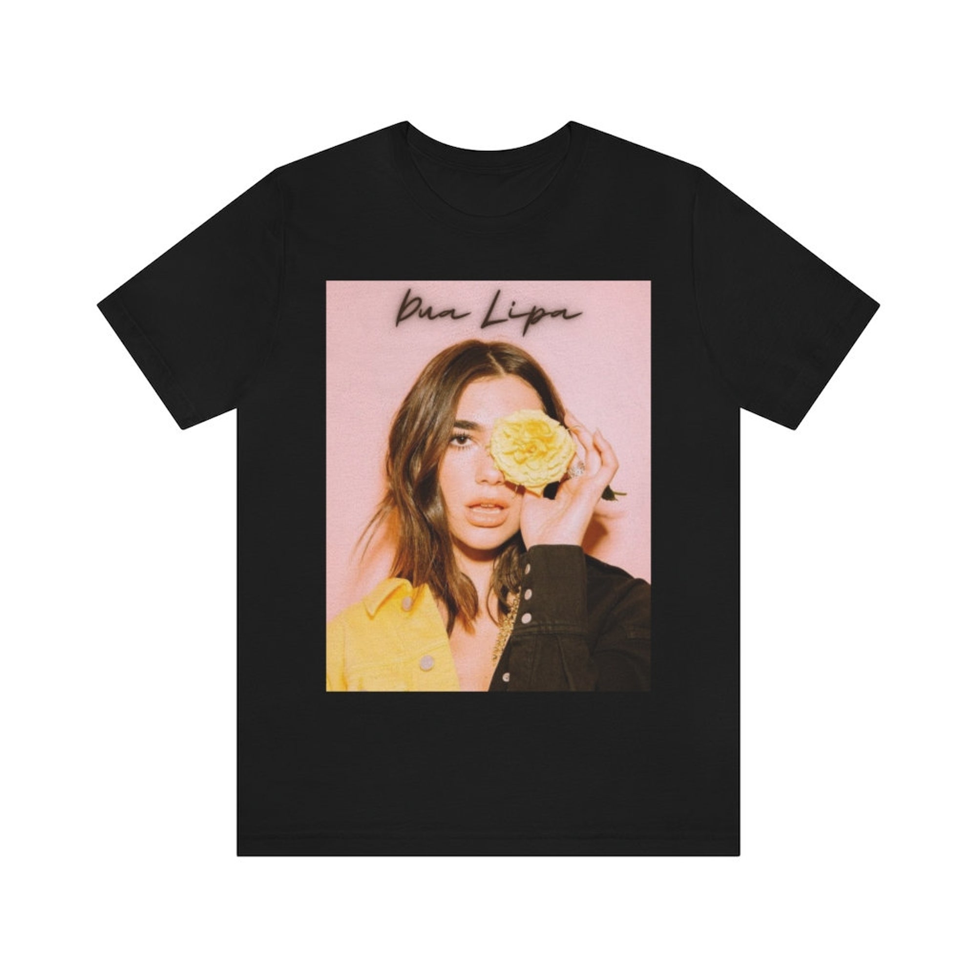 Dua Lipa / sthetisches Premium Unisex Crew Neck Minimalist T-Shirt Dua Lipa / sthetisches Premium Unisex Crew Neck Minimalist T-Shirt